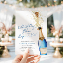 Etwas Blaues vor dem Brunch Brautjungfernabschied