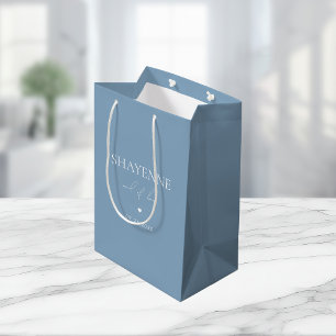 Etwas Blaues vor meiner Hochzeit - Geschenk für di Mittlere Geschenktüte