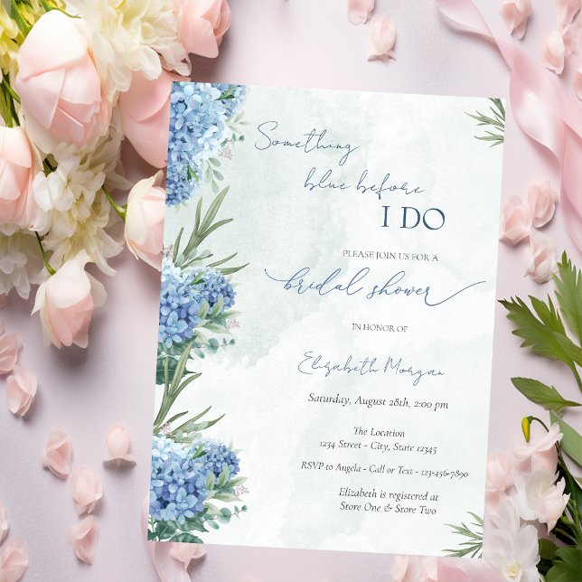 Etwas Blaues vor meiner Hydrangea Einladung (Von Creator hochgeladen)