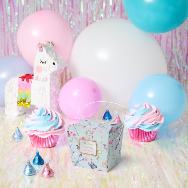 Etwas Blue Baby Dusche Geschenkschachtel (Party)