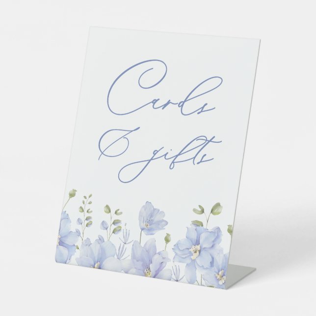 Etwas Blue Brautparty Cards & Gifts Sockelschild (Vorderseite)