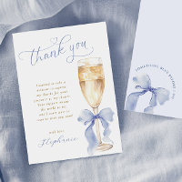 Etwas Blue Brautparty Vielen Dank Karte