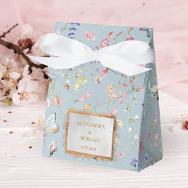 Etwas Blue Elegante Wildblume Gevor Box Geschenkschachtel