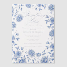 Etwas Blue Elegantes Chinoiserie Brautparty