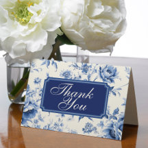 Etwas Blue Floral French Toile Chinoiserie