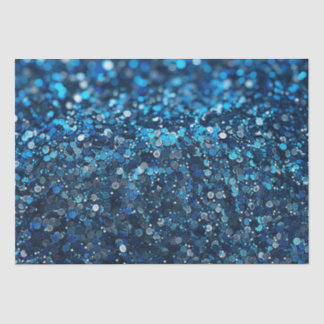 Etwas Blue Sequin Look Seidenpapier