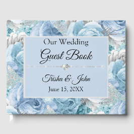 Etwas Blue Wedding Collection Gästebuch