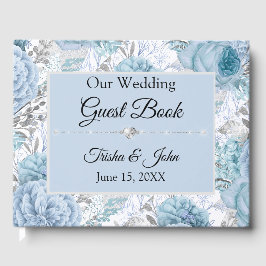 Etwas Blue Wedding Collection Gästebuch
