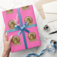 Etwas brodelt Hot Pink Hot Geschenkpapier