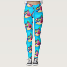 Etwas Fishy Fun Leggings