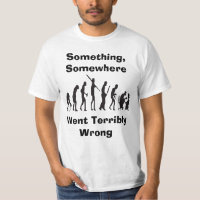 Etwas ging falsch Evolutions-T - Shirts