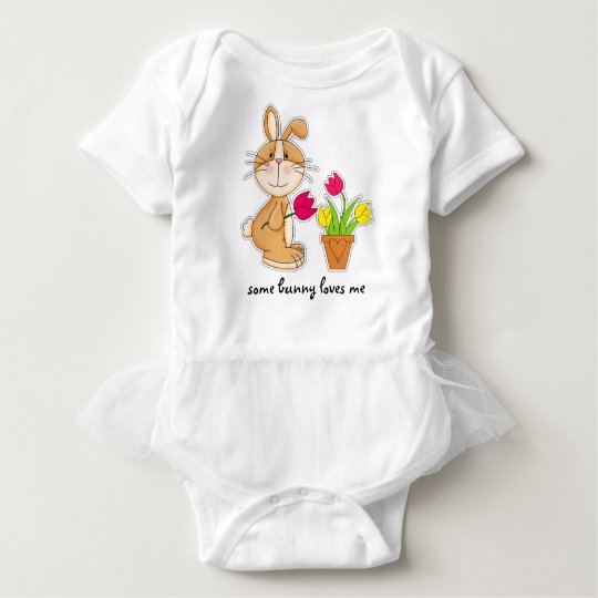 Etwas Häschen-Lieben ich. Baby Strampler