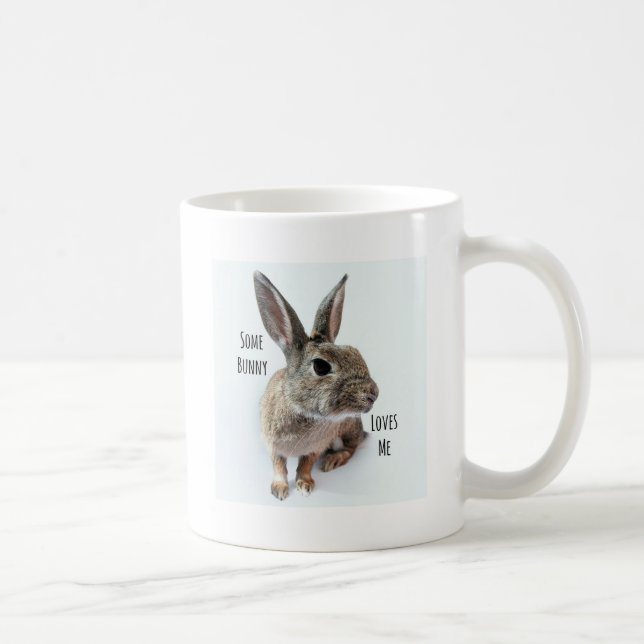 Etwas Häschen-Lieben ich Sammlungs-Kaninchen Kaffeetasse (Rechts)