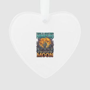 Etwas Heimsuchendes Mond Halloween Zombie Hand Gra Ornament