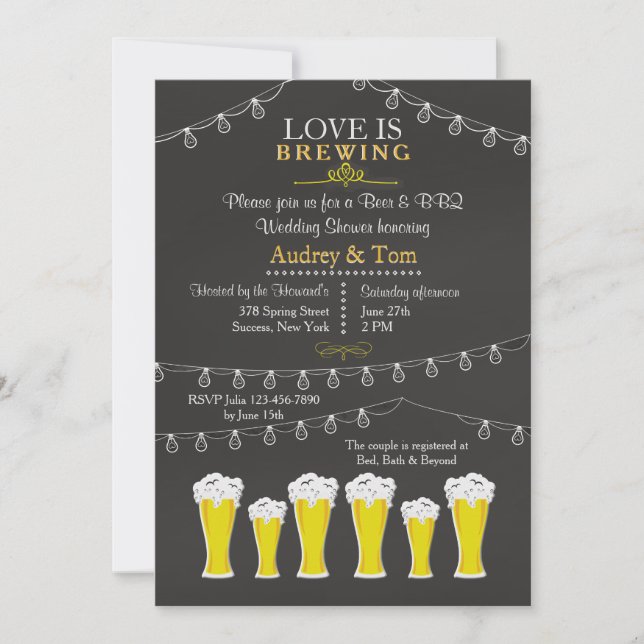 Etwas ist das Brennen maßgeschneidert Einladung (Vorderseite)