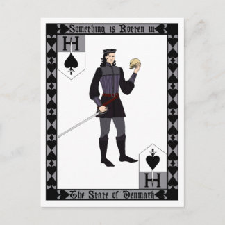 Etwas ist faul postkarte