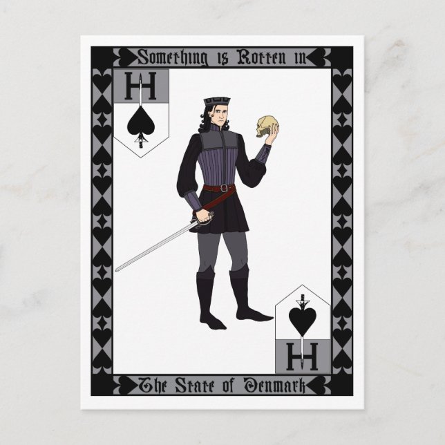 Etwas ist faul postkarte (Vorderseite)