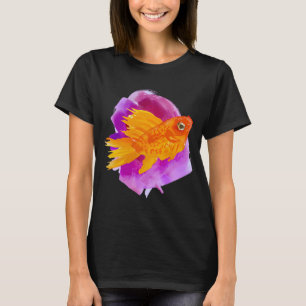Etwas ist fischig Wasserfarbe T-Shirt