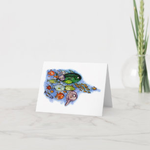 Etwas ist Fishy Karte