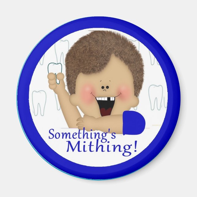 Etwas ist Mithing - Junge Magnet (Vorne)