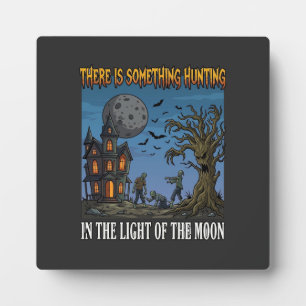 Etwas Jagdlicht Mond Halloween Heißer Zombie Fotoplatte