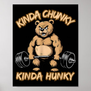Etwas Klobige Art Etwas Hübsche Art Lustige Gym Fi Poster