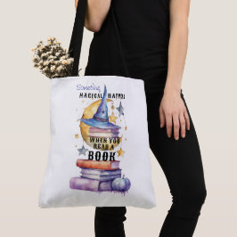 Etwas Magisches passiert, wenn du ein Buch liest Tasche