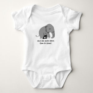 Etwas mehr Zeit zum Schlafen Baby Strampler