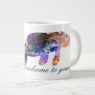 Etwas Neues Tasse_Watercolor Manatee Jumbo-Tasse