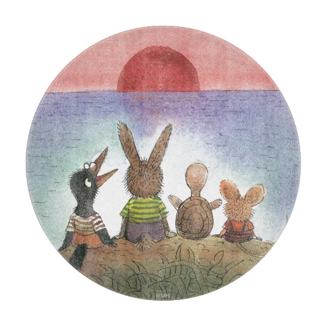 Etwas Rotes Schneidebrett (Vorderseite)