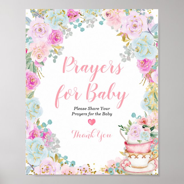 Etwas Süße braut Gebete für Baby Poster (Vorne)