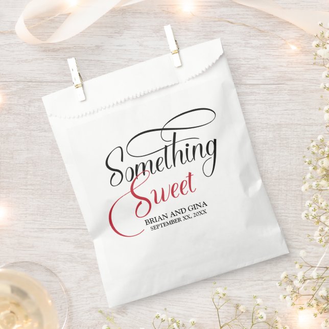 Etwas Süßes Personalisiert Geschenktütchen (Ausgeschnitten)