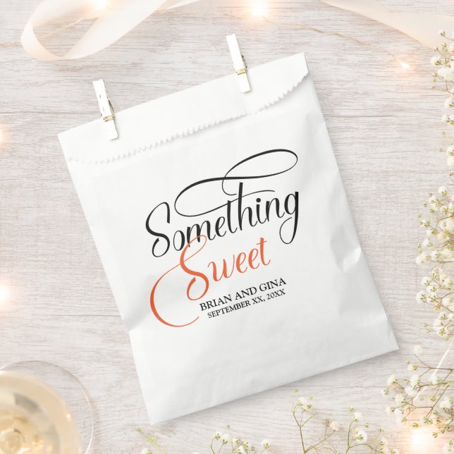 Etwas Süßes Personalisiert Geschenktütchen (Ausgeschnitten)