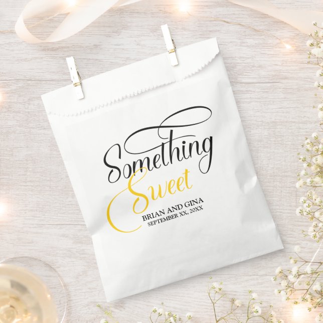 Etwas Süßes Personalisiert Geschenktütchen (Ausgeschnitten)