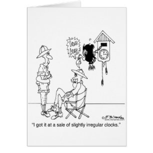 Etwas unregelmäßige Kuckucksuhr