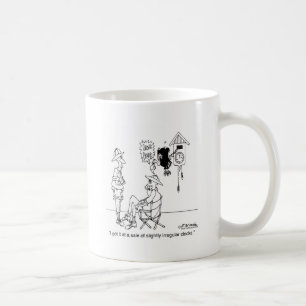 Etwas unregelmäßige Kuckucksuhr Kaffeetasse