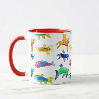 "Etwas Verdächtiges" Wasserfarben-Tasse Tasse