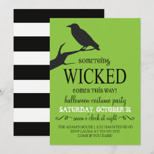 Etwas Wackeliges Halloween-Party Einladung