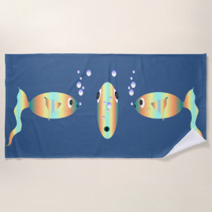 Etwas, was Fishwater Beach Handtuch
