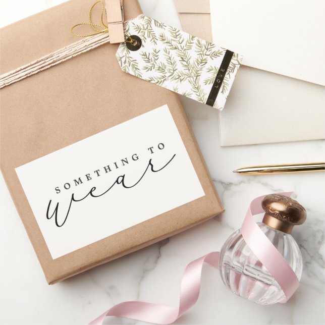 Etwas zu tragen Weihnachts-Abend/Weihnachtsgeschen Rechteckiger Aufkleber (Schenken)