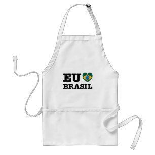Eu-Amo Brasilien Schürze