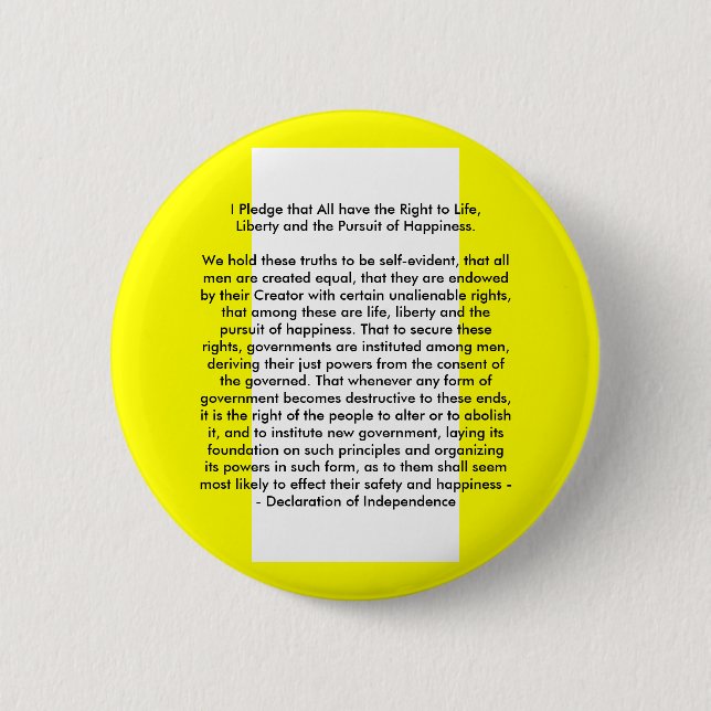 !! EU Erklärung der Unabhängigkeit Button (Vorderseite)