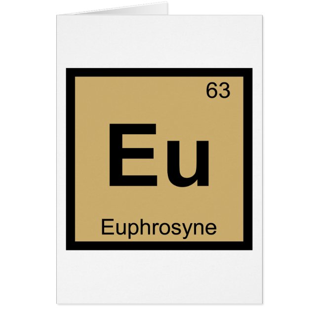EU - Euphrosyne Graces Chemistry Periodic Table (Vorne)