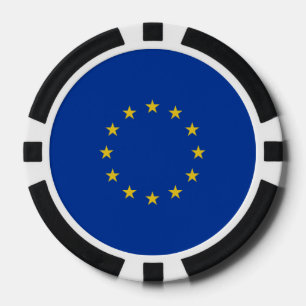 EU-Flagge Pokerchips