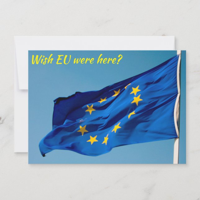 EU-Flaggenkarte Karte (Vorderseite)
