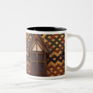 EU, Frankreich, Burgund, Cote d'Or, Beaune. gezäu Zweifarbige Tasse