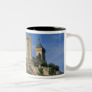 EU, Frankreich, Foix, Ariege, Pyrenäen. Schloss Zweifarbige Tasse