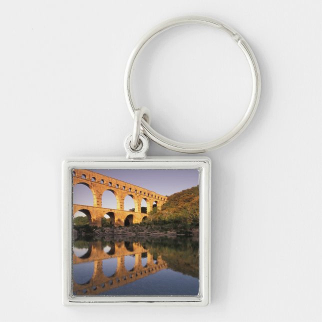 EU, Frankreich, Provence, Gard, Pont du Gard.2 Schlüsselanhänger (Vorne)
