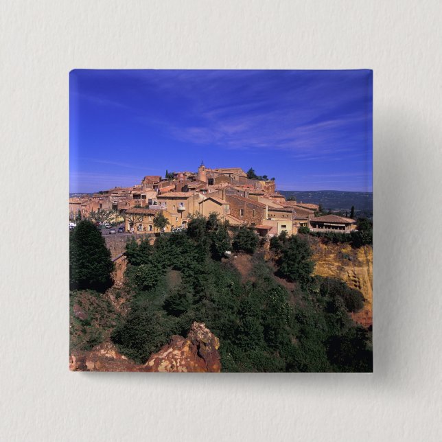 EU, Frankreich, Provence, Vaucluse, Rousillon. Button (Vorderseite)