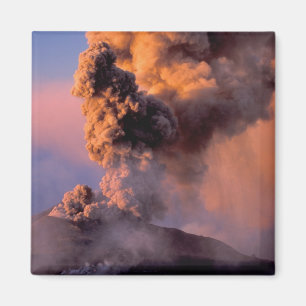 EU, Italien, Sizilien, Mt. Etna Gipfelkrater Magnet